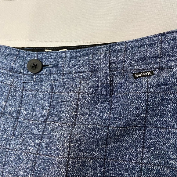Hurley Mens Board Casual Swim Shorts Heather Blue - NWOT size 32 - Picture 2 of 6